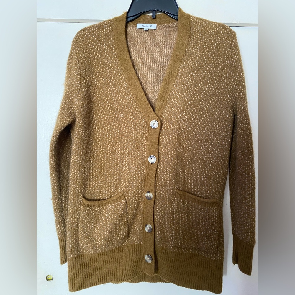 Madewell Brown Button-Up Cardigan
